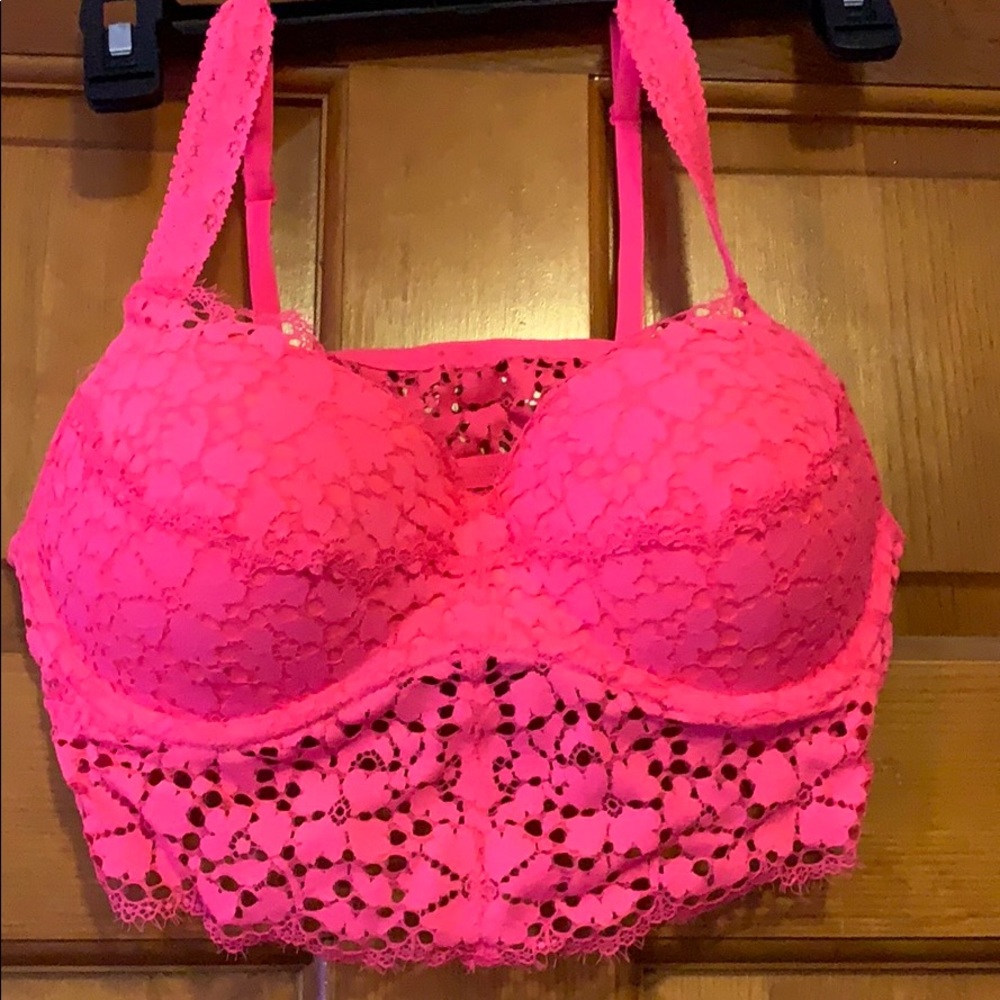 NWOT Bright Pink by VS Lace Bralette